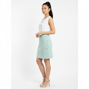Graff Californiawear Vintage Mint Button Skirt